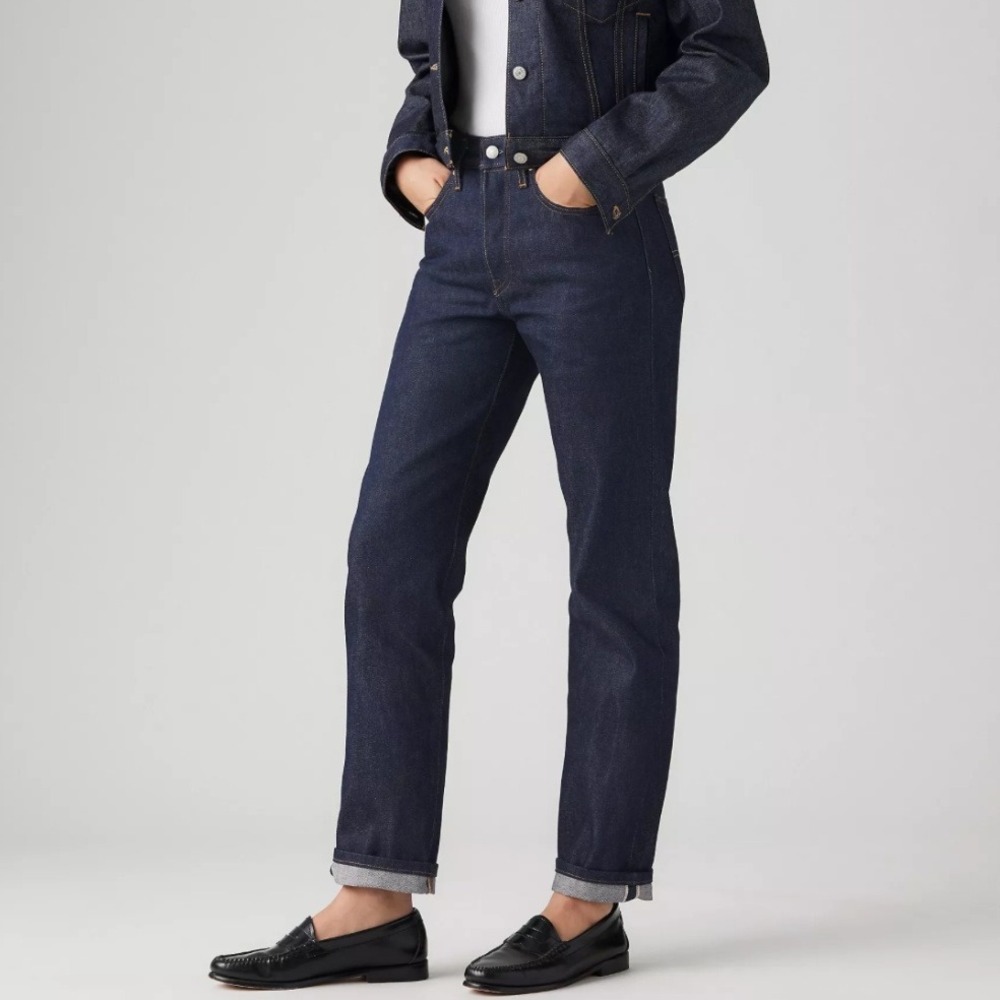 Levi's Women's Straight Leg Jeans - Dark Blue